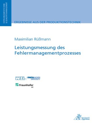 cover image of Leistungsmessung des Fehlermanagementprozesses